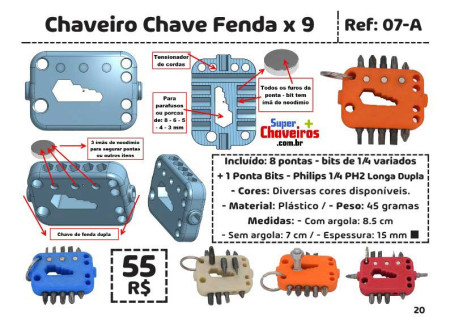 catalogo super chaveiros a5 new
