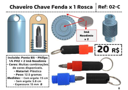 catalogo super chaveiros a5 new
